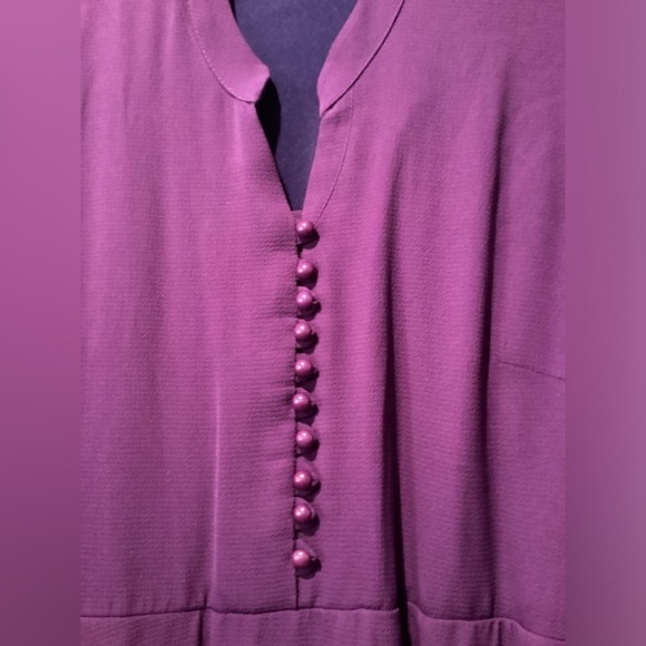 Vintage Porto Long Peplum Victorian Maxi Embellished Ruffle Dress Italian 44 M - Picture 3 of 16